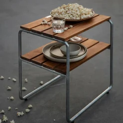 L45 Gartenbeistelltisch Teak