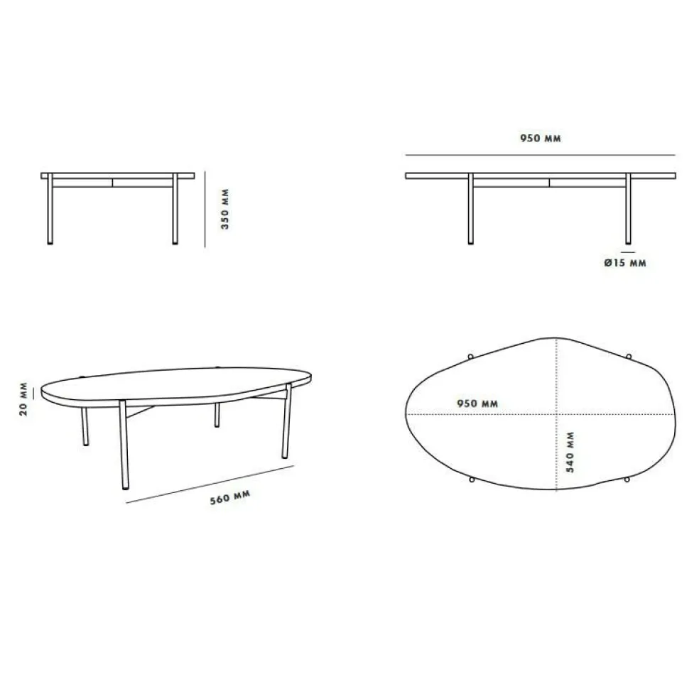 La Terra Beistelltisch L