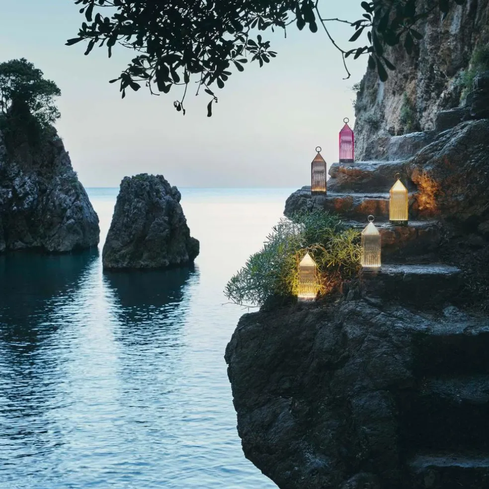 Lantern LED Tischleuchte mit Akku