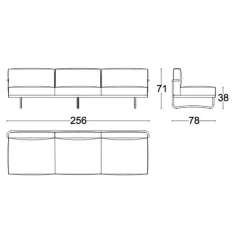 LC5 Canapé Appartement le Corbusier