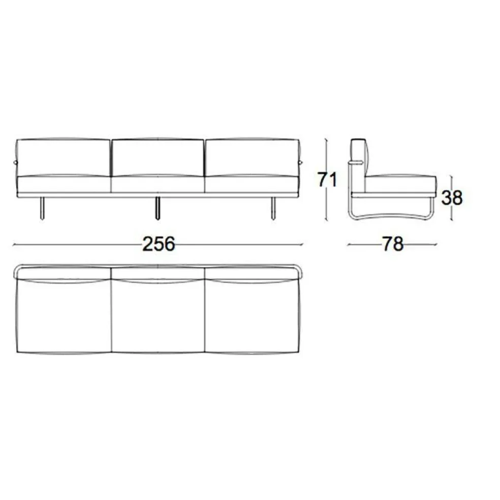 LC5 Canapé Appartement le Corbusier