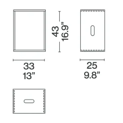 LC14 Tabouret Maison du Brésil Hocker/Beistelltisch