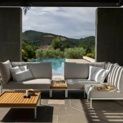 Level 2 Chaise Longue Gestell muted white