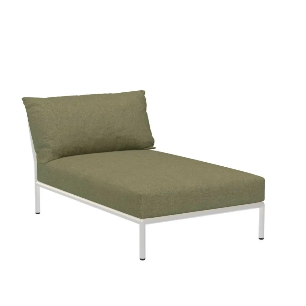 Level 2 Chaise Longue Gestell muted white