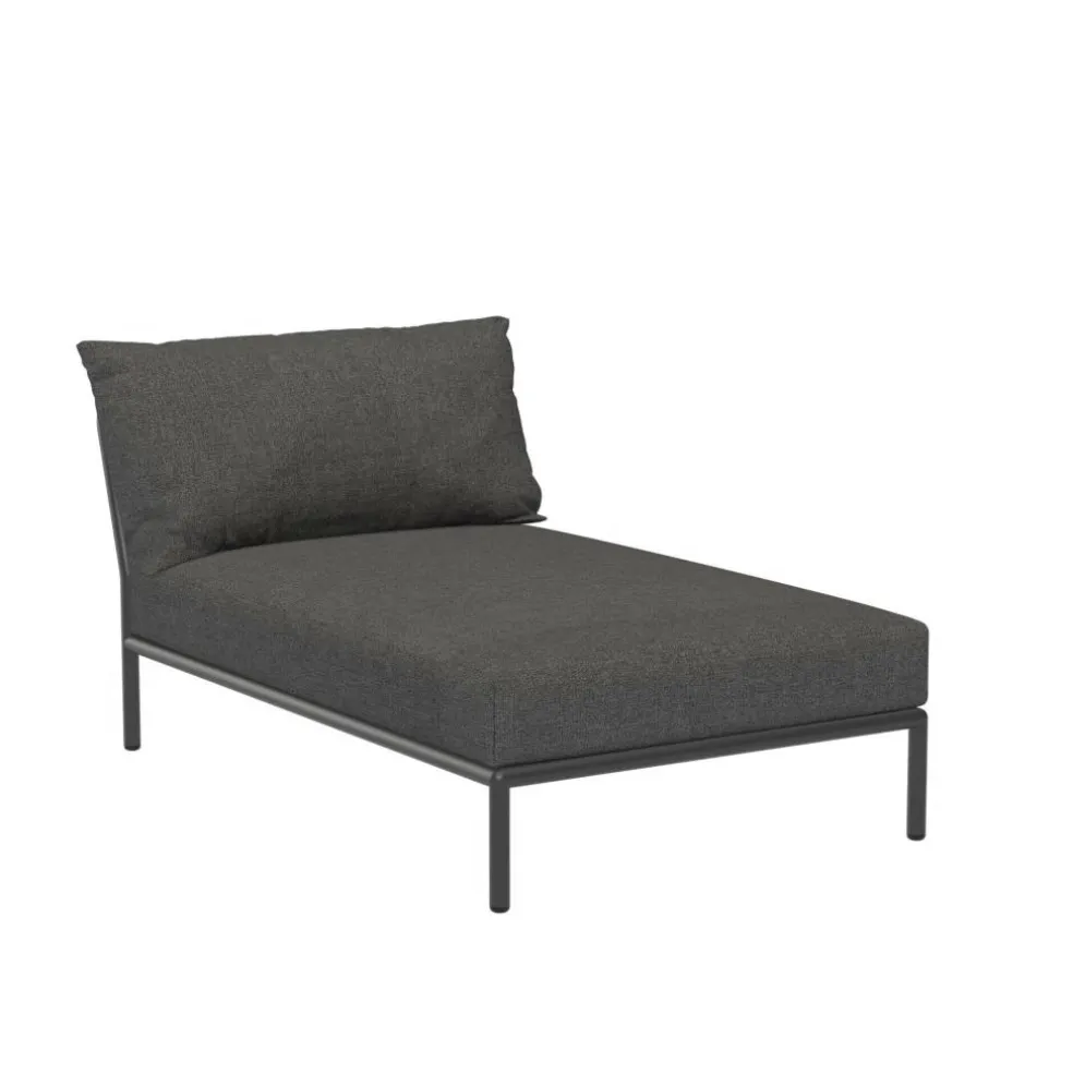 Level 2 Chaise Longue Gestell dunkelgrau