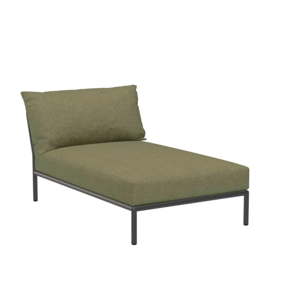 Level 2 Chaise Longue Gestell dunkelgrau
