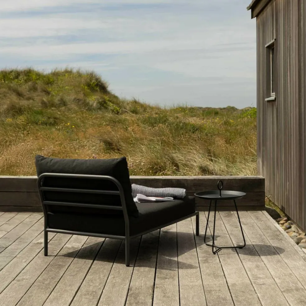 Level 2 Chaise Longue Gestell dunkelgrau