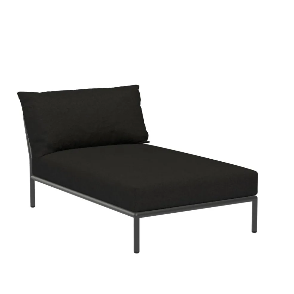 Level 2 Chaise Longue Gestell dunkelgrau
