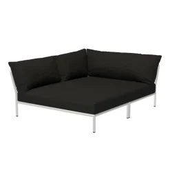 Level 2 Cozy Gartensofa links Gestell muted white