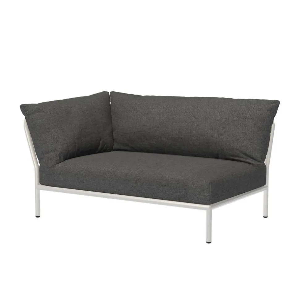 Level 2 Gartensofa links Gestell muted white