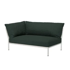 Level 2 Gartensofa links Gestell muted white