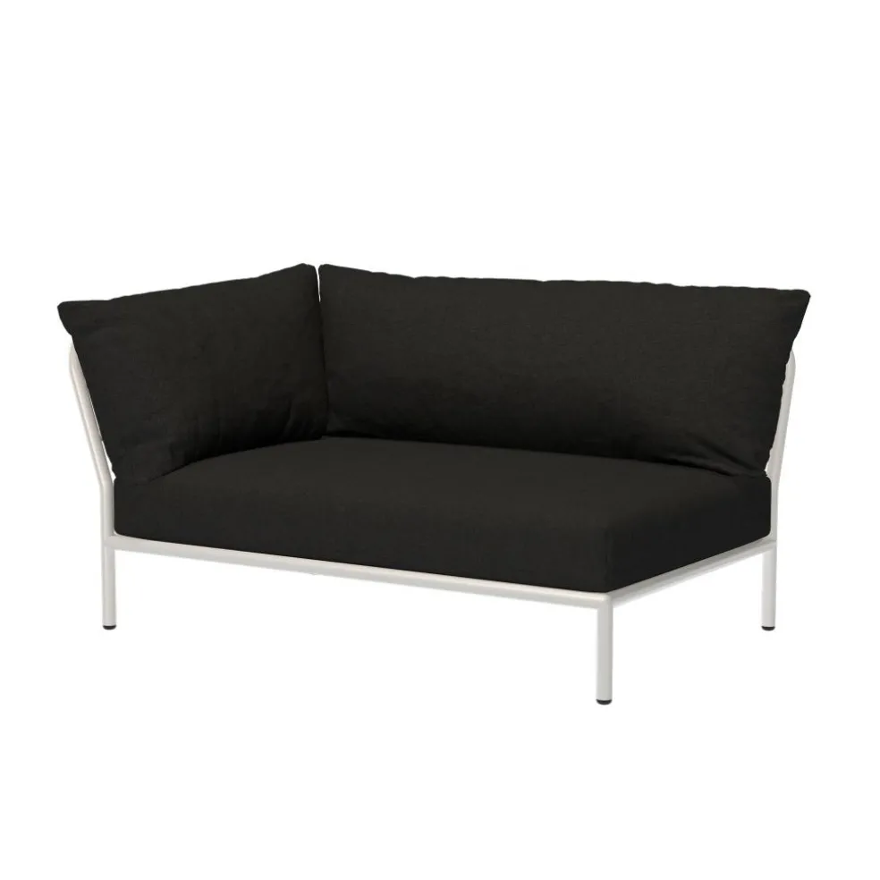 Level 2 Gartensofa links Gestell muted white