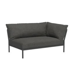 Level 2 Gartensofa rechts Gestell dunkelgrau