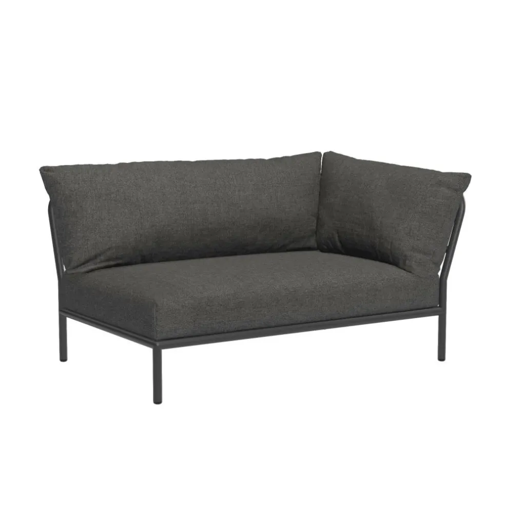 Level 2 Gartensofa rechts Gestell dunkelgrau