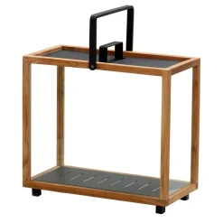 Lighthouse Laterne Teak Rechteckig