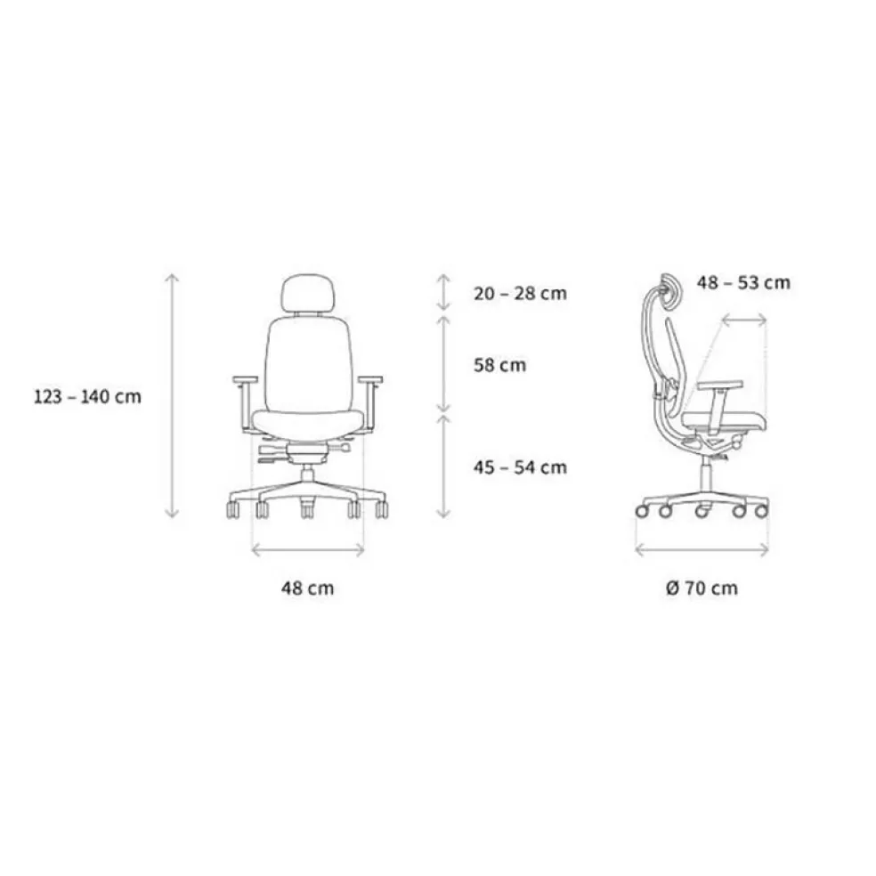 Limited Black Edition AluMedic Bürostuhl