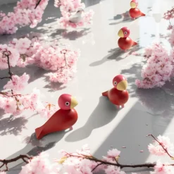 Limited Edition 2024 Holzfigur Singvogel Flora