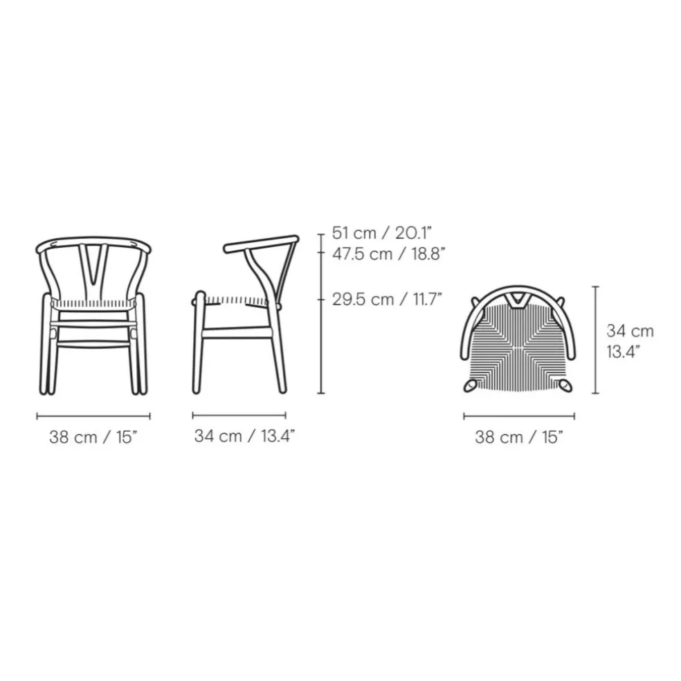 Limited Edition CH24 Wishbone Kinderstuhl