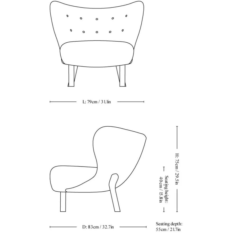 Limited Edition Little Petra VB1 Loungesessel