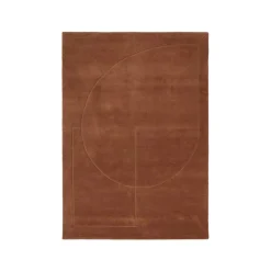 Lineal Poem Wollteppich 140x200cm