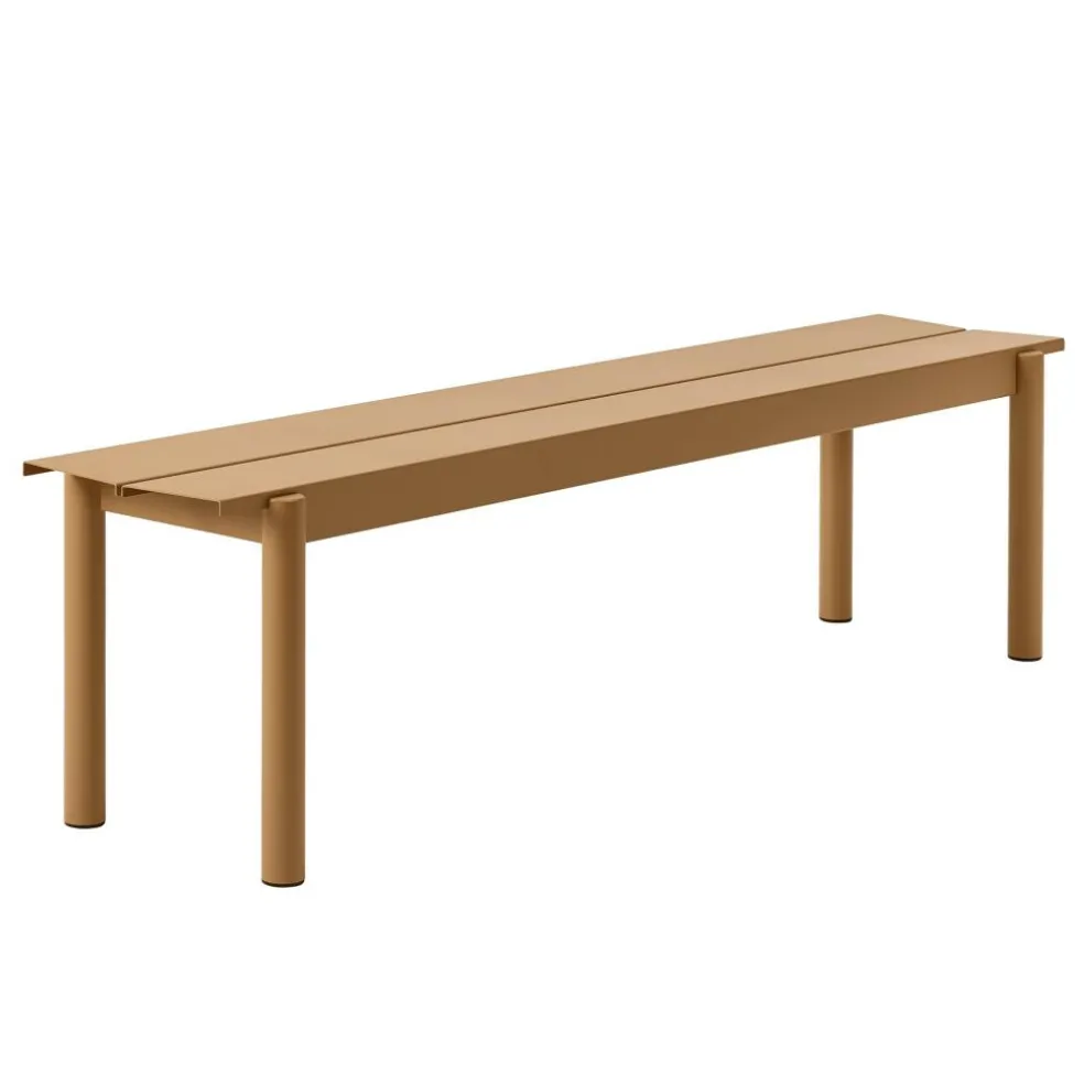 Linear Steel Gartenbank 170cm