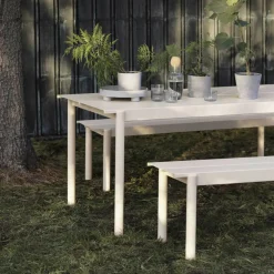 Linear Steel Gartenbank 170cm