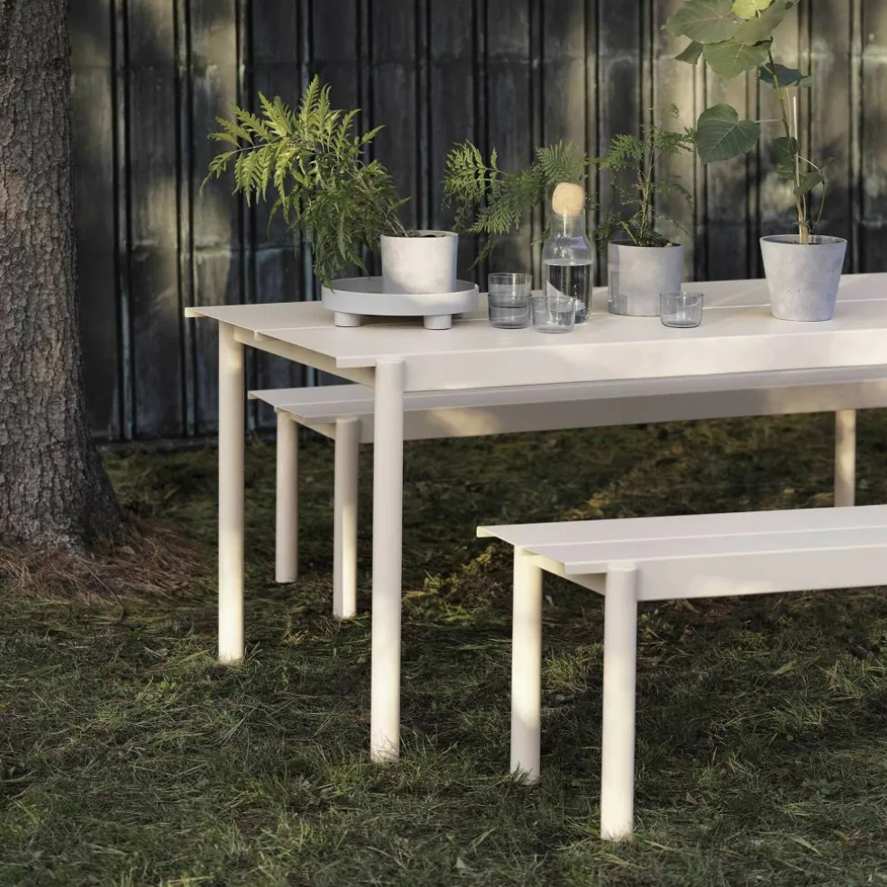 Linear Steel Gartenbank 170cm