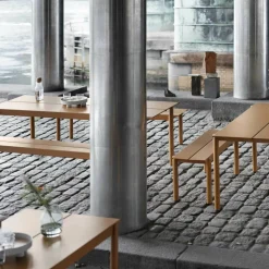 Linear Steel Gartenbank 170cm