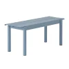 Linear Steel Gartenbank 110cm