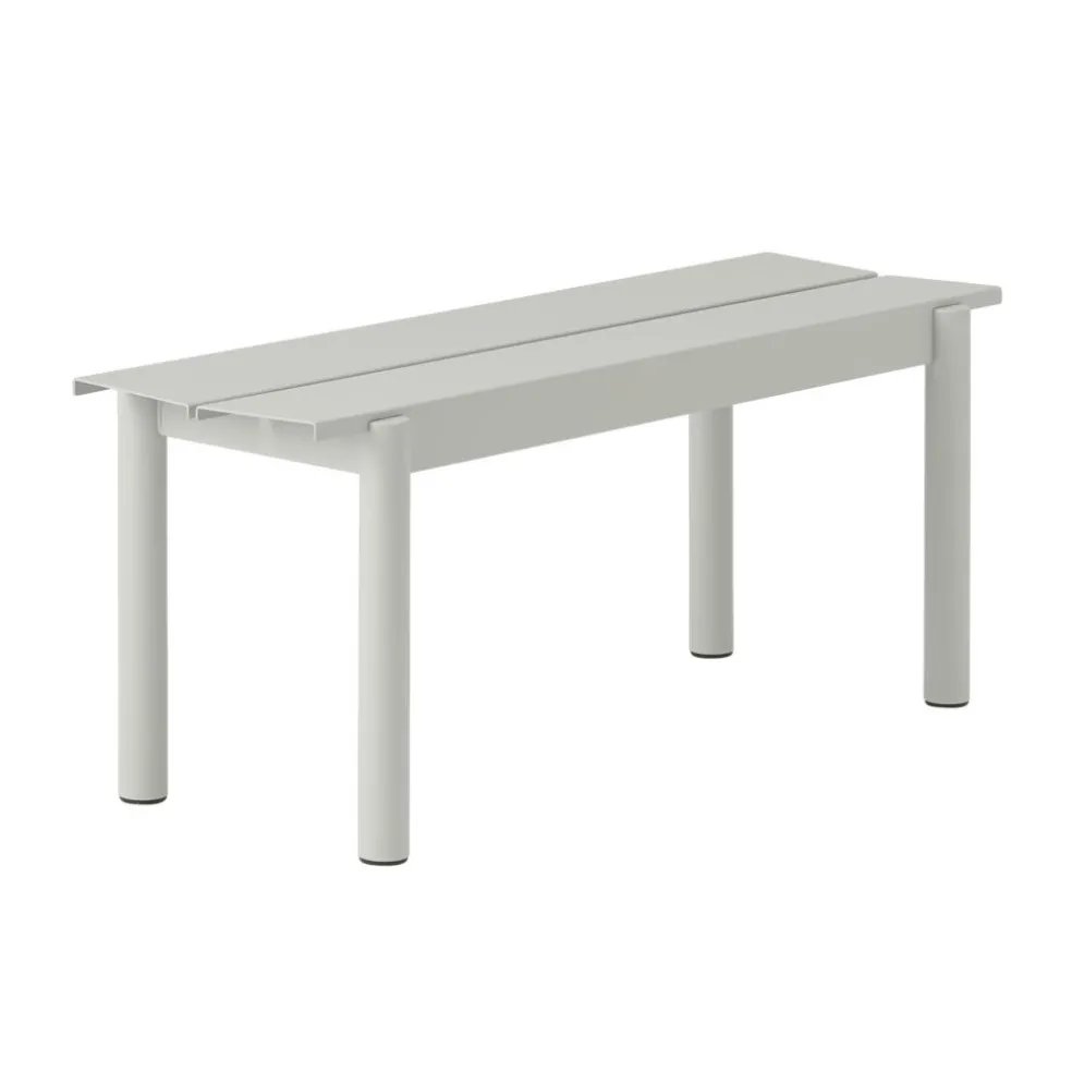 Linear Steel Gartenbank 110cm