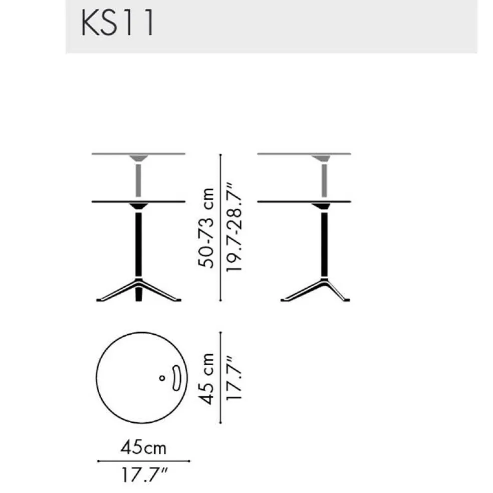 Little Friend™ KS11 Beistelltisch Gestell lackiert