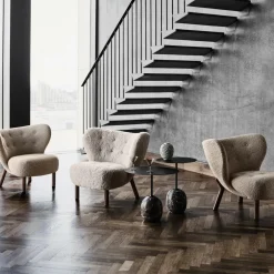 Little Petra VB1 Loungesessel Gestell Eiche