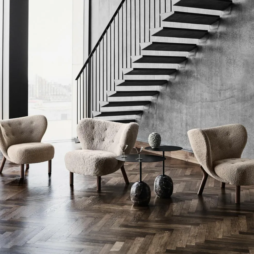 Little Petra VB1 Loungesessel Gestell Eiche