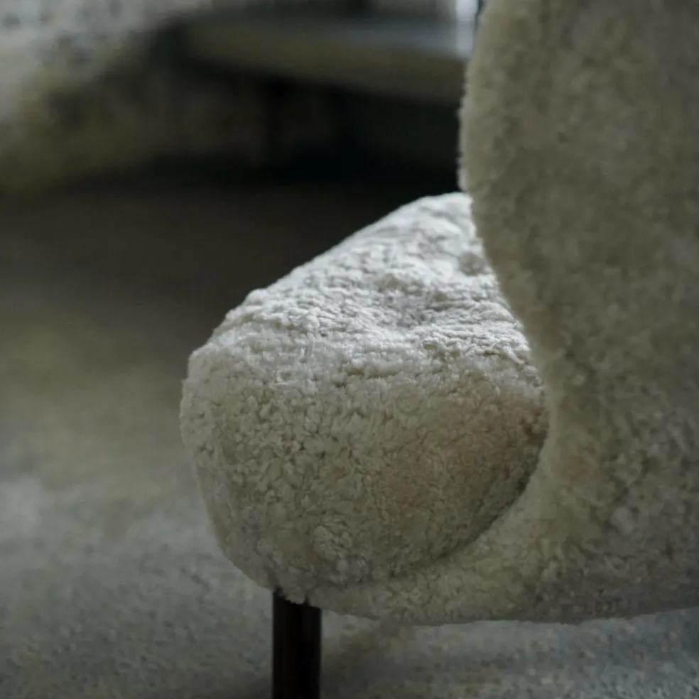 Little Petra VB1 Loungesessel Gestell Walnuss