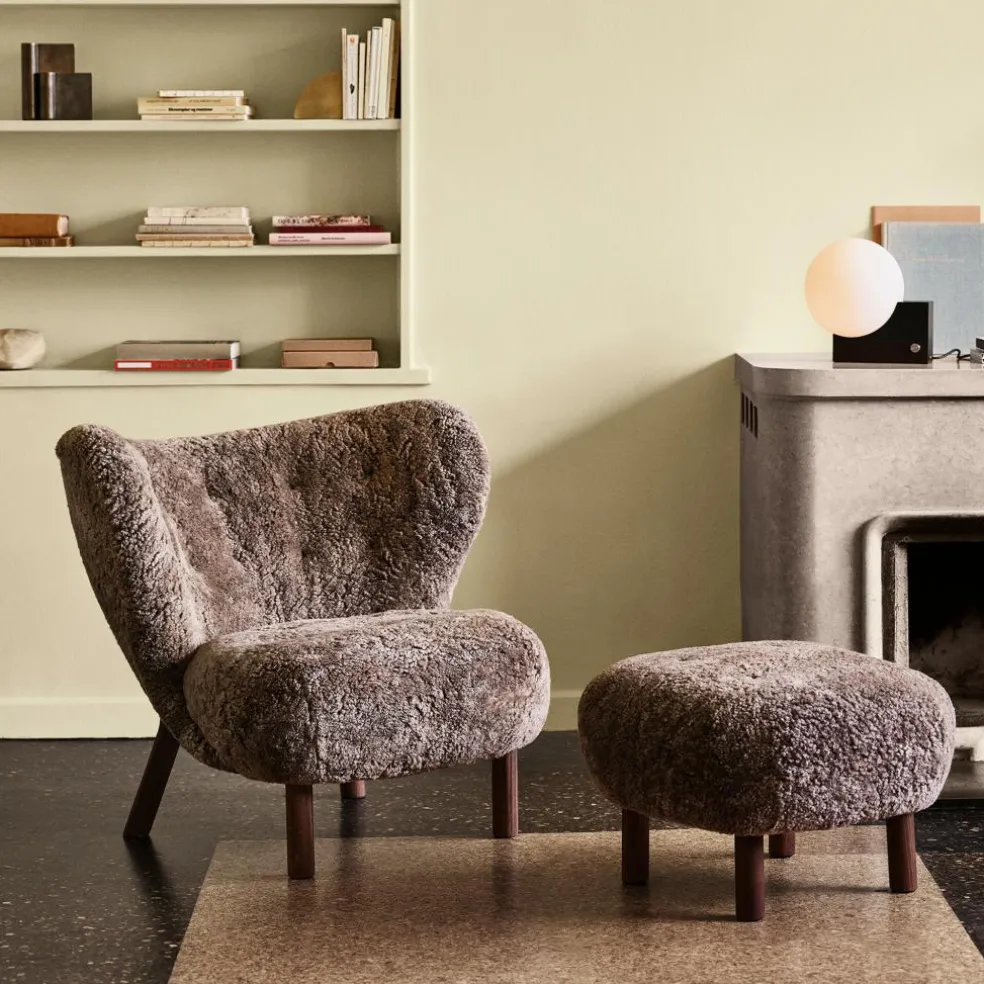 Little Petra VB1 Loungesessel Gestell Walnuss