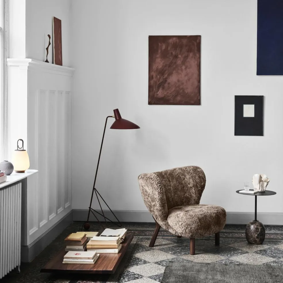 Little Petra VB1 Loungesessel Gestell Walnuss