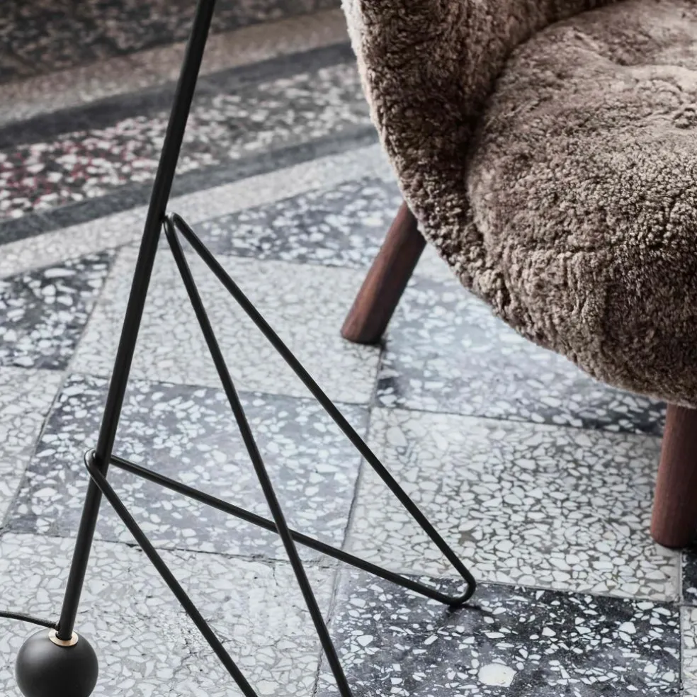 Little Petra VB1 Loungesessel Gestell Walnuss