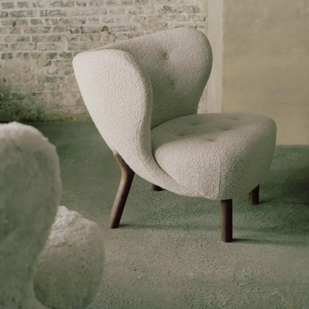 Little Petra VB1 Loungesessel Gestell Walnuss