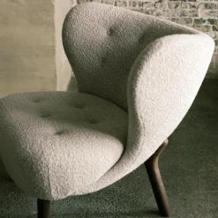 Little Petra VB1 Loungesessel Gestell Walnuss