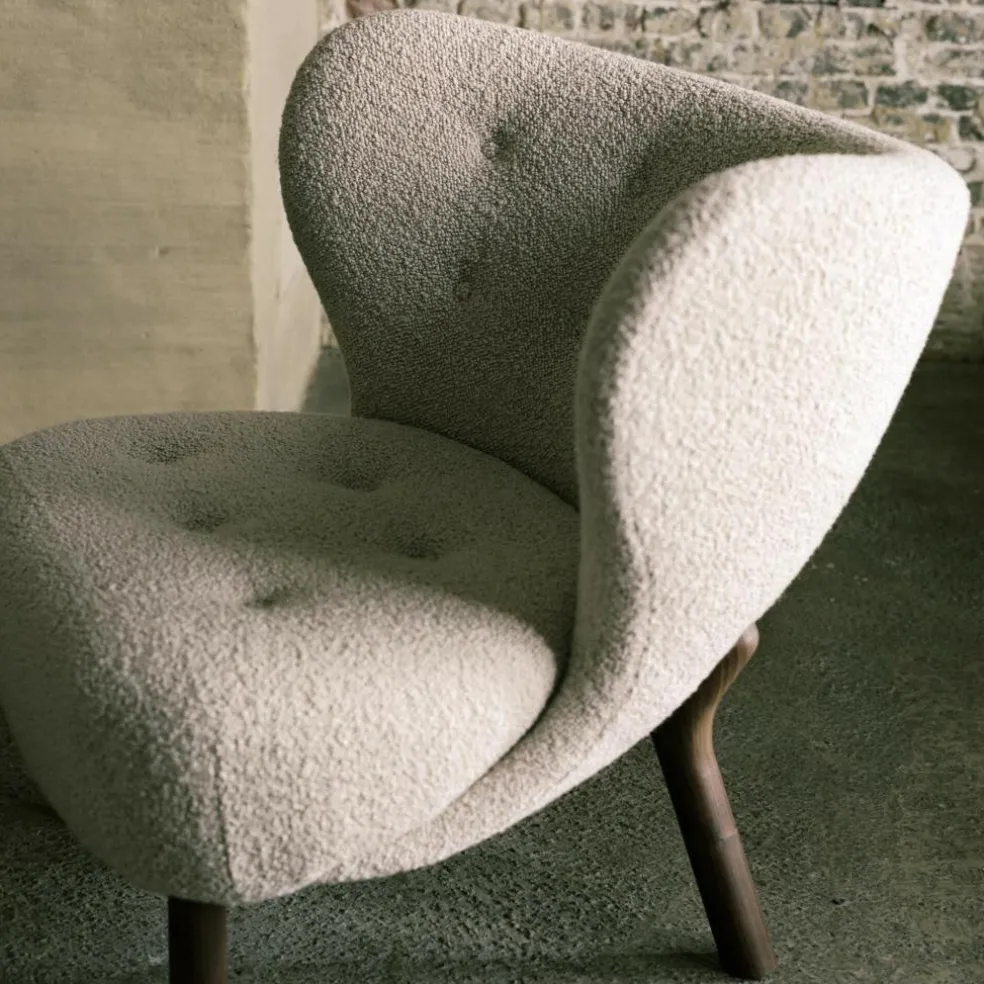 Little Petra VB1 Loungesessel Gestell Walnuss