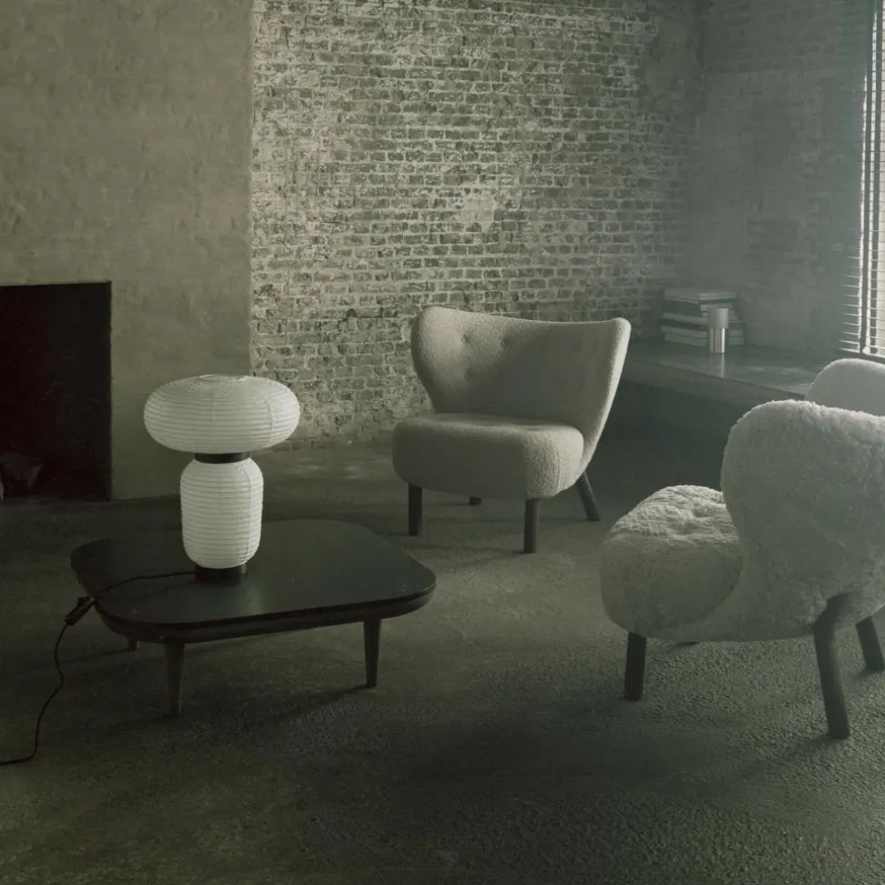 Little Petra VB1 Loungesessel Gestell Walnuss