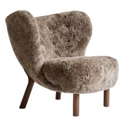 Little Petra VB1 Loungesessel Gestell Walnuss