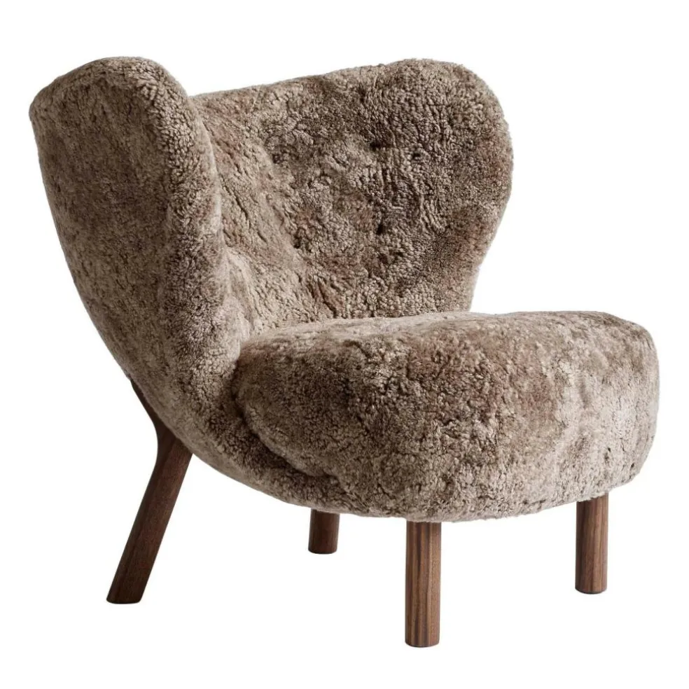 Little Petra VB1 Loungesessel Gestell Walnuss