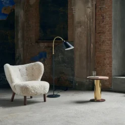 Little Petra VB1 Loungesessel Gestell Walnuss