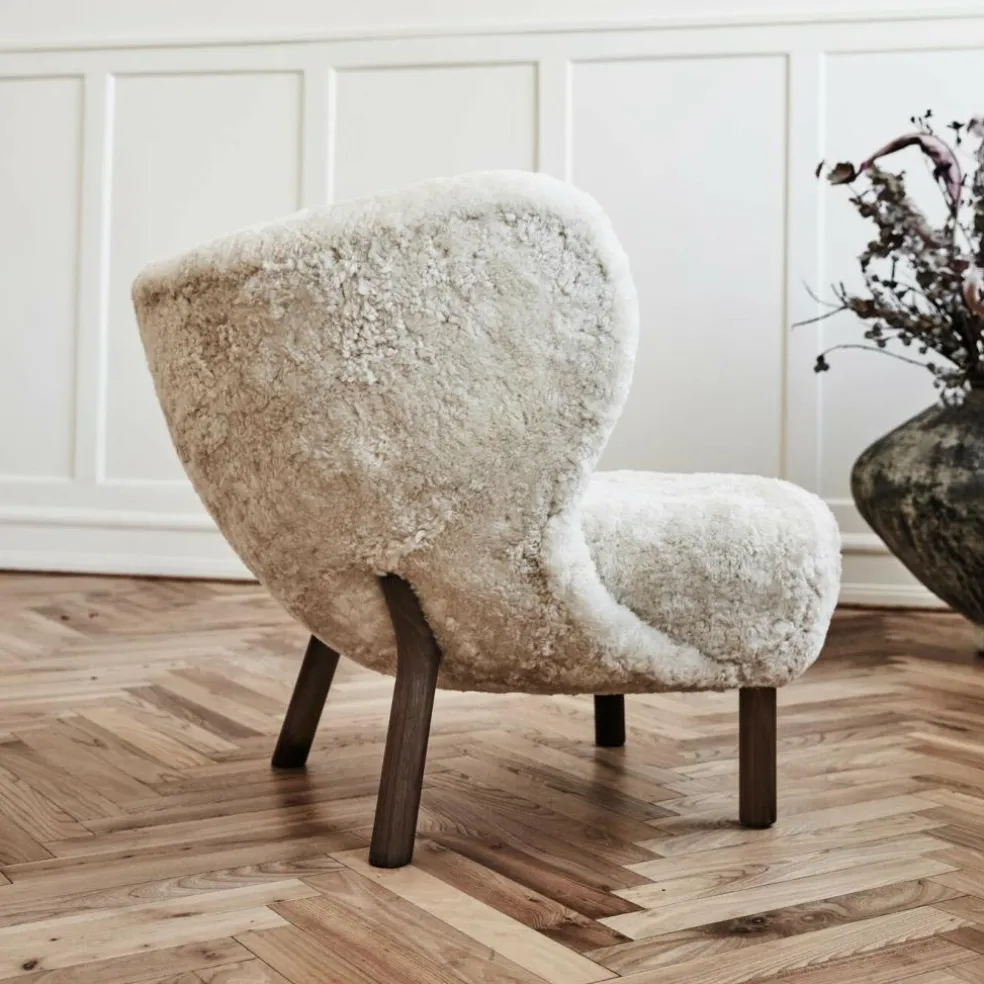 Little Petra VB1 Loungesessel Gestell Walnuss