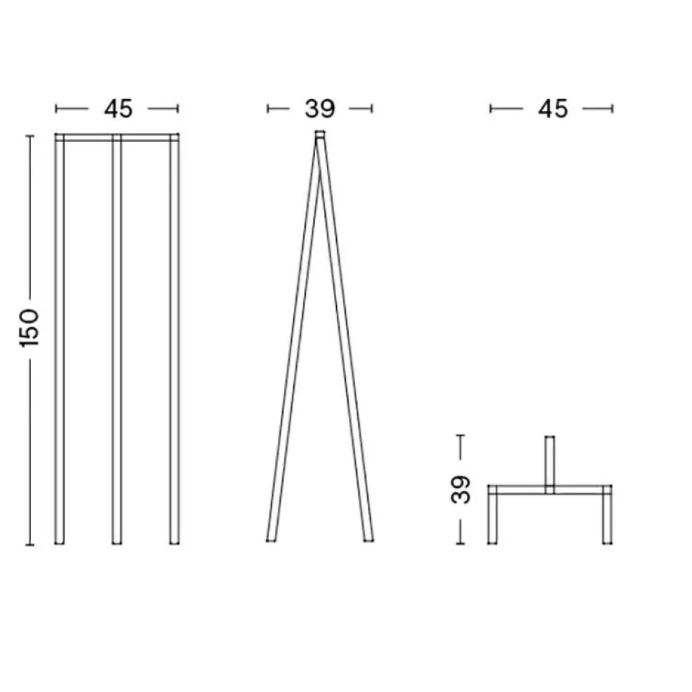 Loop Stand Hall Garderobe 45x150x39cm