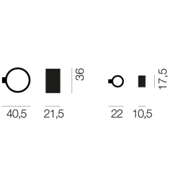 Lost LED Wandleuchte/Deckenleuchte