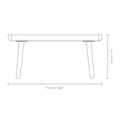 Lounge Around Shuffle Couchtisch