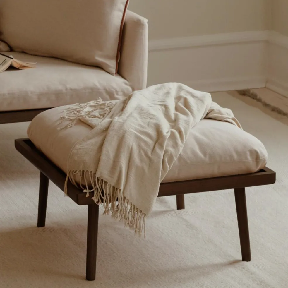 Lounge Around Shuffle Pouf Gestell Eiche dunkel