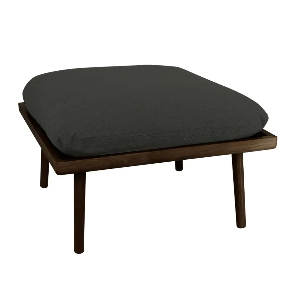 Lounge Around Shuffle Pouf Gestell Eiche dunkel